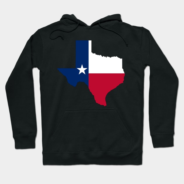 Texas State Flag Hoodie by skycloudpics